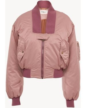 Chloé Bomber Jacket - Pink