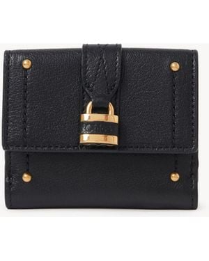 Chloé Mini Paddington Tri-Fold - Black