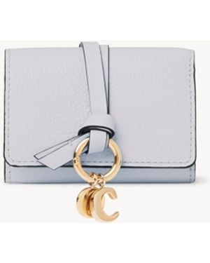 Chloé Alphabet Tri-Fold Wallet - White