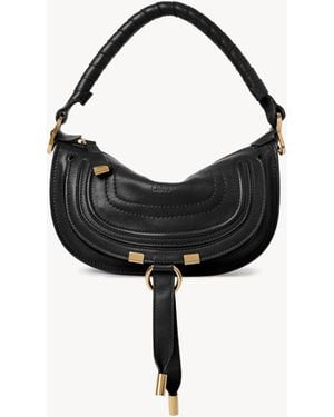 Chloé Mini Marcie Shoulder Bag - Black