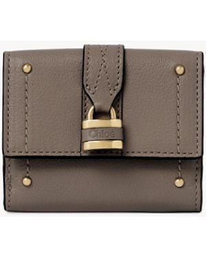 Chloé Mini Paddington Tri-Fold - Grey