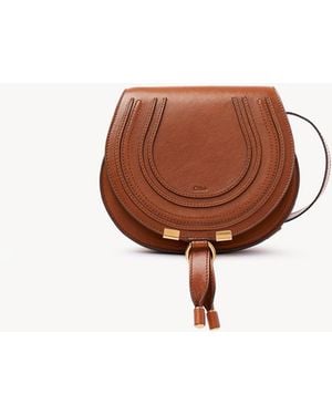 Chloé Small Marcie Saddle Bag - Brown