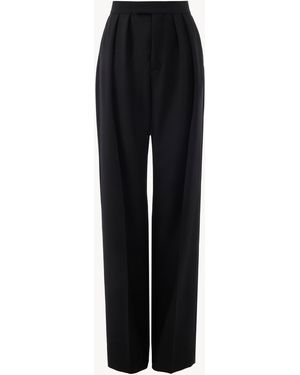 Chloé High-Rise Tailored Trousers - Black