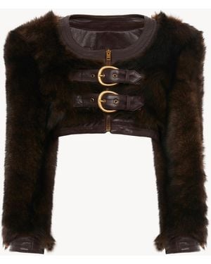 Chloé Cropped Spencer Jacket - Black