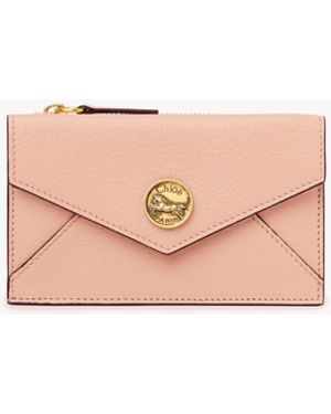 Chloé Small Envelope Purse With Card Slots - Pink