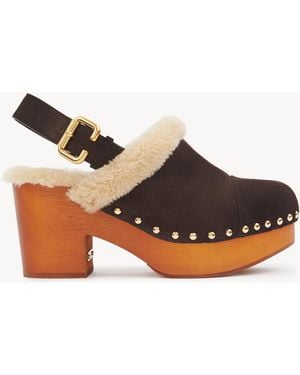 Chloé Jeannette Wedge Clog - Multicolour