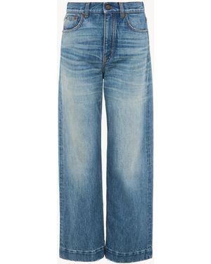 Chloé High-Rise Cropped Jeans - Blue