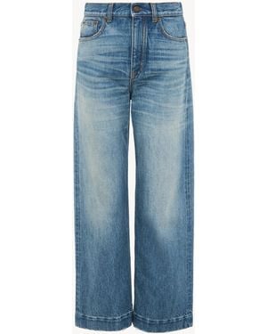Chloé High-Rise Cropped Jeans - Blue