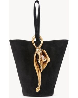 Chloé Borsa A Secchiello Eden Treasures Piccola Con Cinturino Da Polso - Bianco