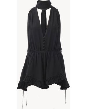 Chloé V-Neck Jumpsuit - Blauw