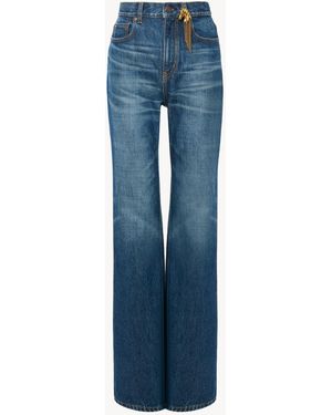 Chloé High-Rise Straight Jeans - Blue