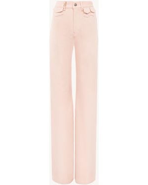 Chloé High-Rise Flare Jeans - Pink
