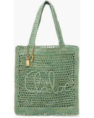 Chloé Summer Banana Tote Bag - Green
