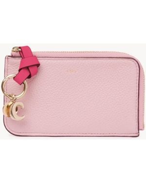 Chloé Alphabet Wallet - Pink