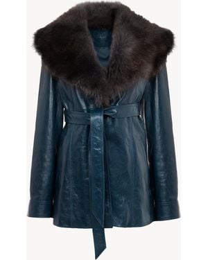 Chloé Short Coat - Blue
