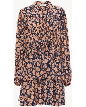 Chloé Gathered Mini Dress - Multicolour