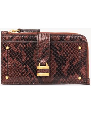 Chloé Small Paddington Purse With Card Slots - Brown