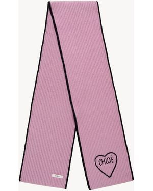 Chloé Sciarpa Encoeur - Viola