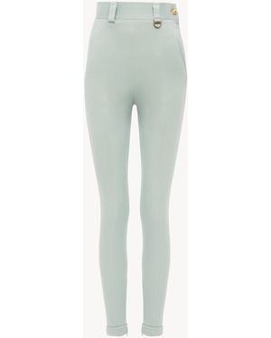 Chloé Fitted High-Rise Trousers - Green