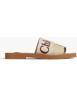 Chloé Woody Mule - Natural