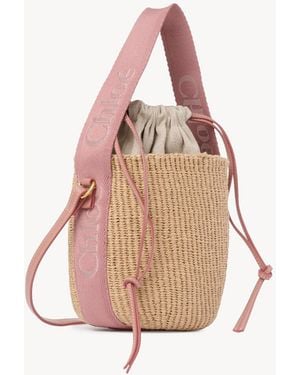 Chloé Small Woody Basket - Pink