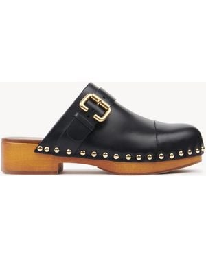 Chloé Chloé Lace Jeannette Clogs - Multicolour