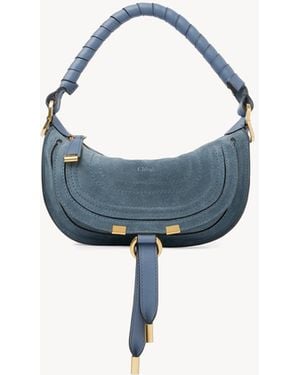 Chloé Minibolso De Hombro Marcie De Ante - Azul