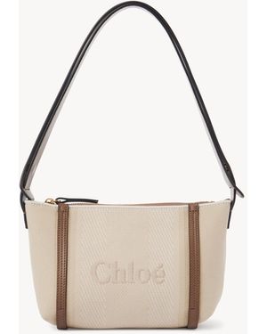 Chloé Carry Shoulder Bag - Natural