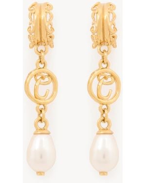 Chloé The Classy Earrings - Metallic