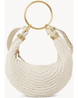 Chloé Small Bracelet Hobo Bag - White