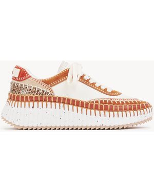 Chloé Nama Trainer 100% Bovine Leather - Pink