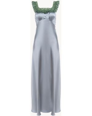 Chloé Sleeveless Column Dress - Grey