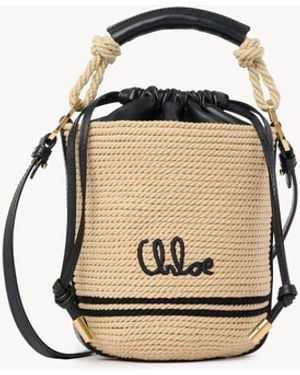 Chloé Borsa A Secchiello Soleil - Metallizzato