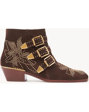 Chloé Susanna Ankle Boot - Brown