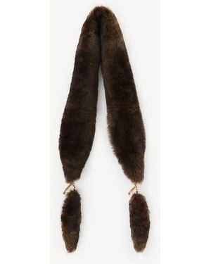 Chloé Sciarpa Chain Tails - Nero
