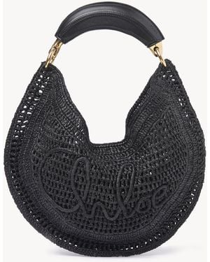 Chloé Borsa Hobo Summer Banana - Nero