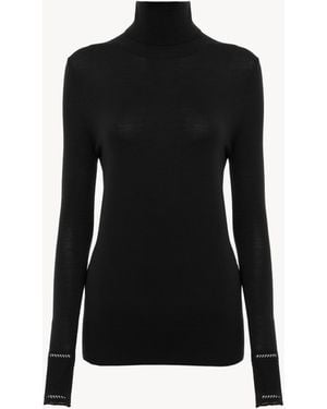 Chloé Fitted Turtleneck - Black