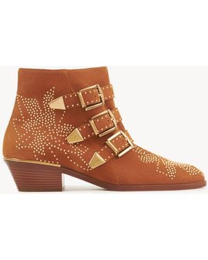 Chloé Susanna Ankle Boot - Brown