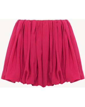 Chloé Mini Bloomer Shorts - Red