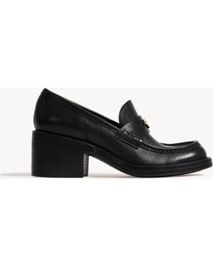 Chloé Mocassini Con Tacco Dakota - Nero