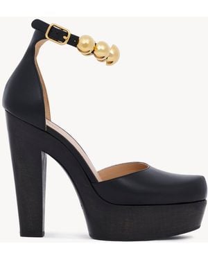 Chloé Lola Platform Pump - Blue