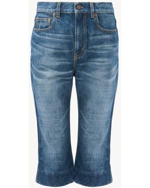 Chloé High-Rise Capri Jeans - Blue