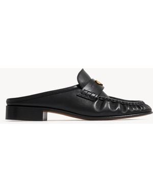 Chloé Letti Open-Back Loafer - Black