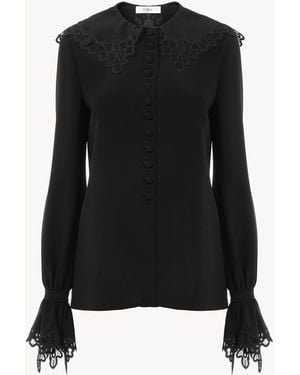 Chloé Fluid Blouse - Black