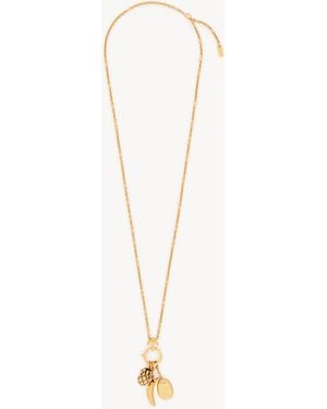 Chloé The Charms Necklace - Metallic