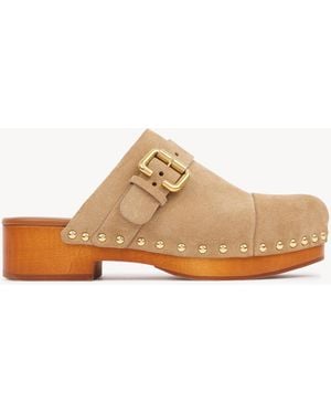 Chloé Jeannette Clogs - Natur