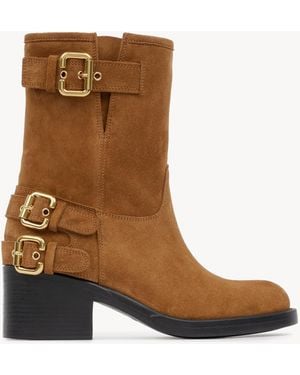 Chloé Dakota Ankle Boot - Brown