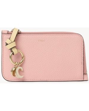 Chloé Alphabet Wallet - Pink