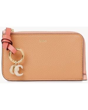 Chloé Alphabet Wallet - Pink