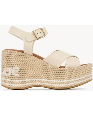 Chloé Sand Wedge Sandal - Natural